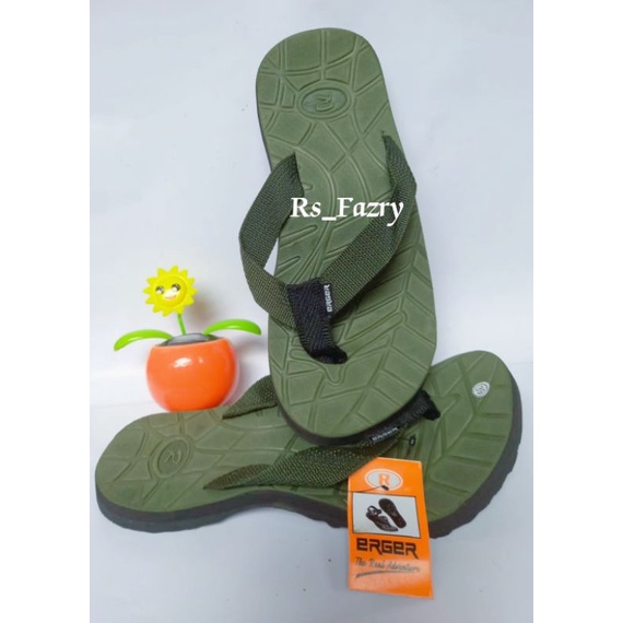 SANDAL JAPIT ERGER WARNA HIJAU ARMY