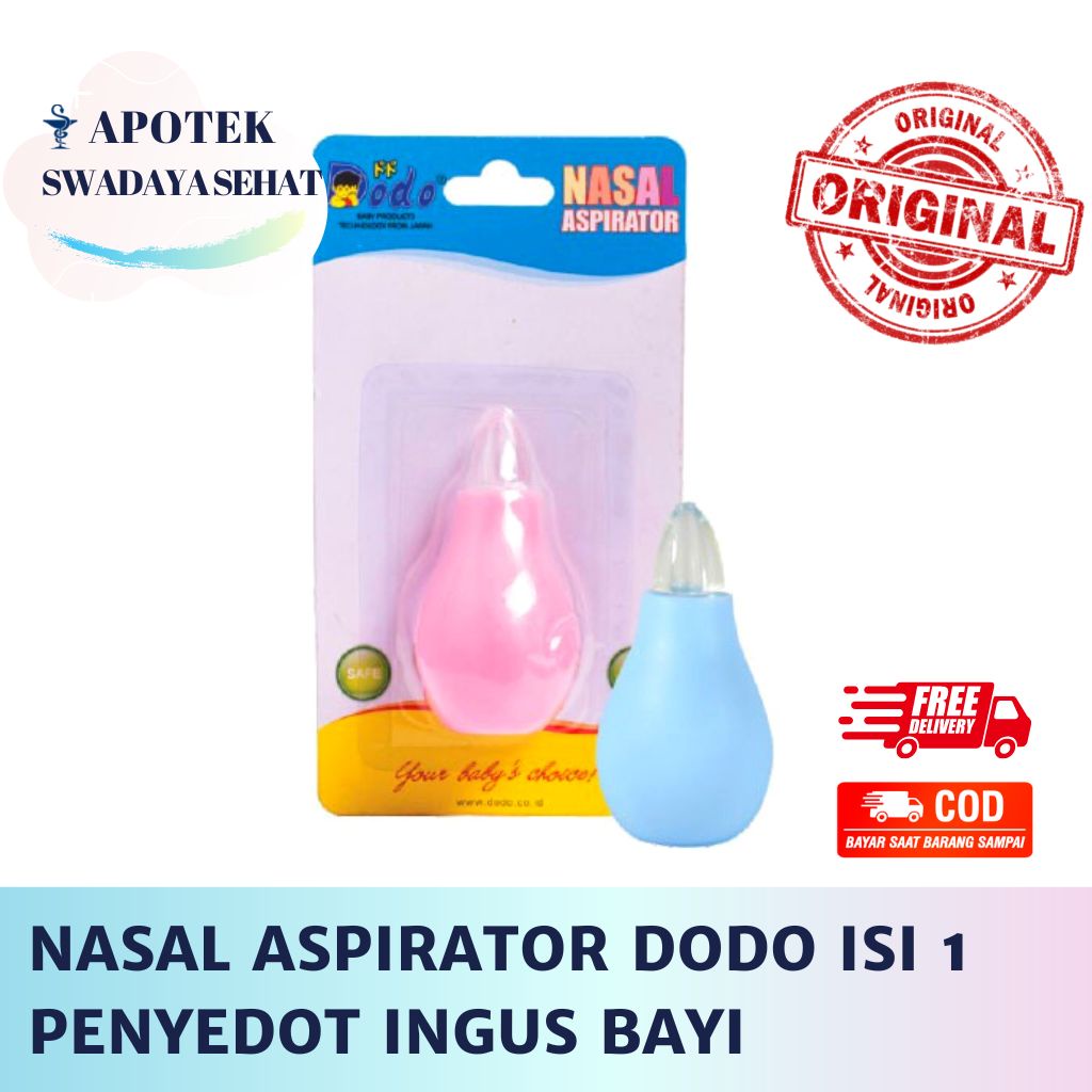 NASAL ASPIRATOR DODO ISI 1 Jessen Dodo DAC-018 Nasal Aspirator - Penyedot Ingus Bayi Anak