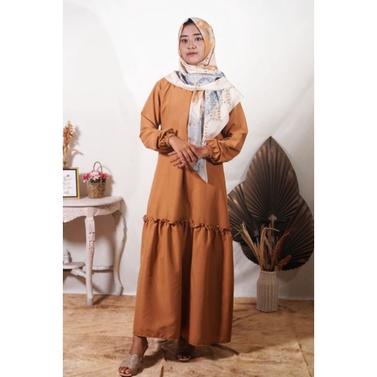 GAMIS MAXI DRESS JUMBO Orange Bata