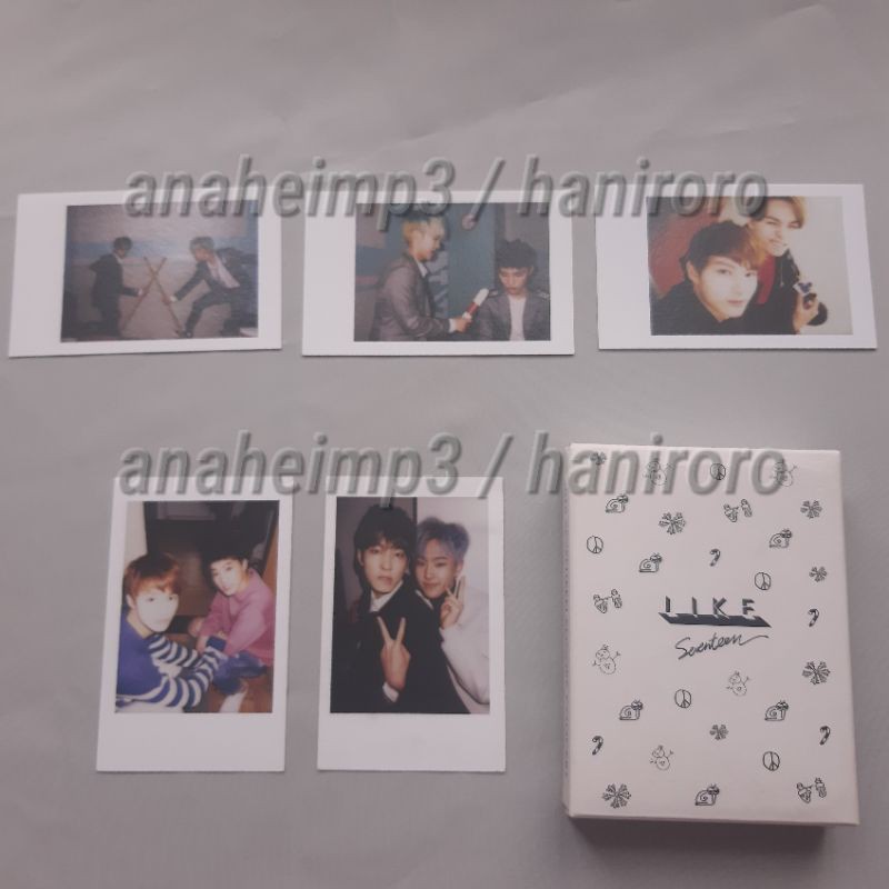 2016 SEVENTEEN LIKE SEVENTEEN Encore Concert Photocard Set C