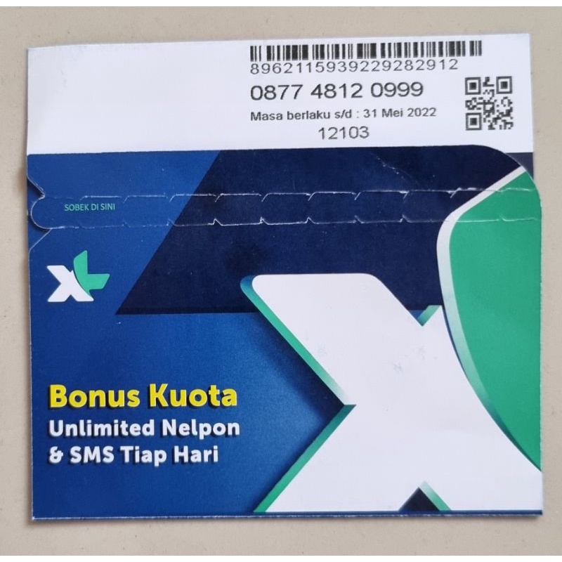 perdana XL no cantik xtra on triple 9 on kuota 2gb masa aktif panjang selamanya