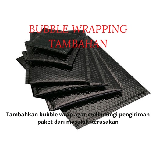 

TAMBAHAN BUBBLE WRAP AGAR PAKET LEBIH AMAN SAMPAI KE CUSTEMER