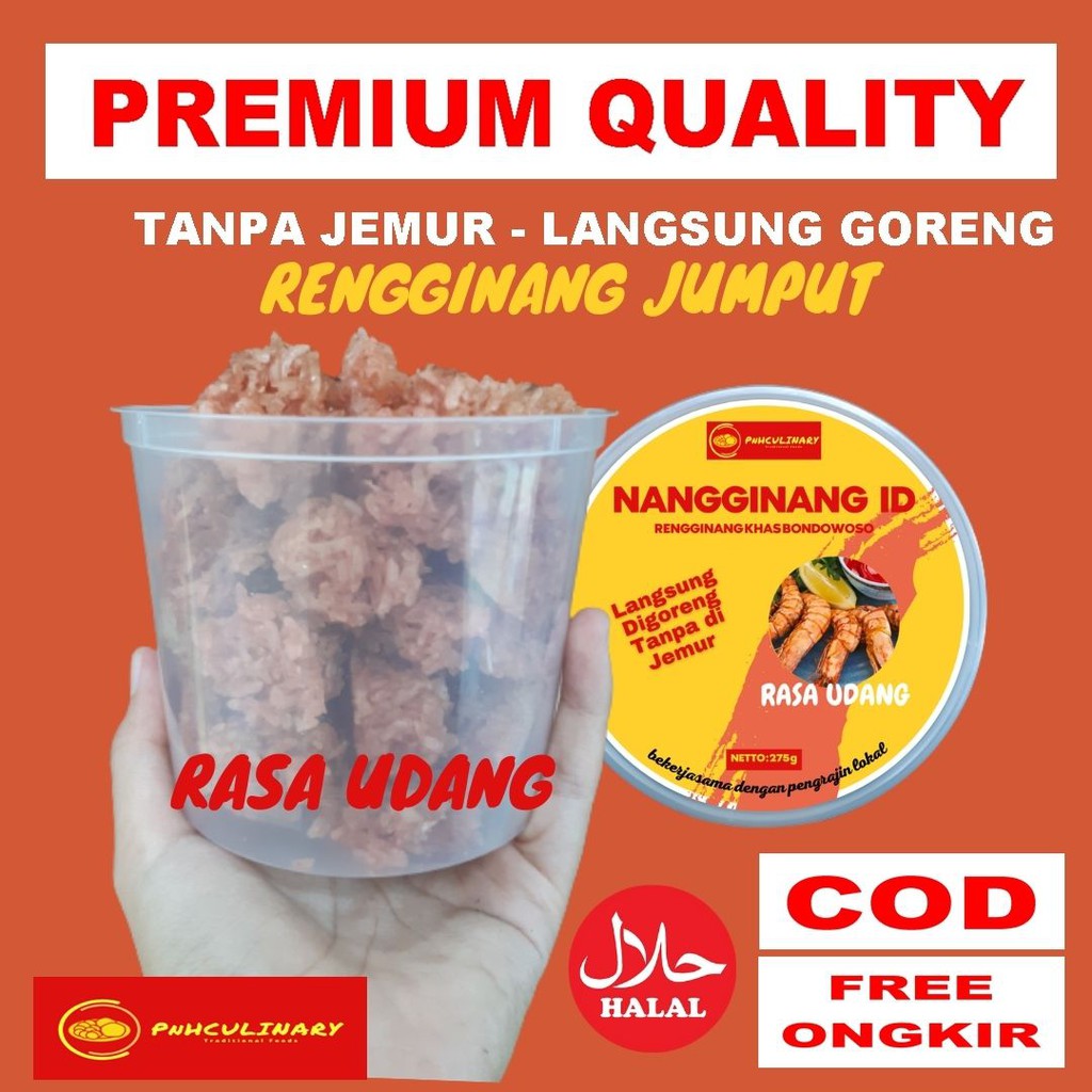 

RENGGINANG JUMPUT PREMIUM MENTAH RASA UDANG 200 gr TANPA JEMUR LANGSUNG GORENG MAKANAN RINGAN