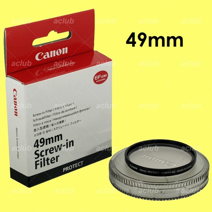 Jual Canon 49mm UV Protect Filter 49 mm Canon EOS M3 M5 M6 M10 1545mm Shopee Indonesia