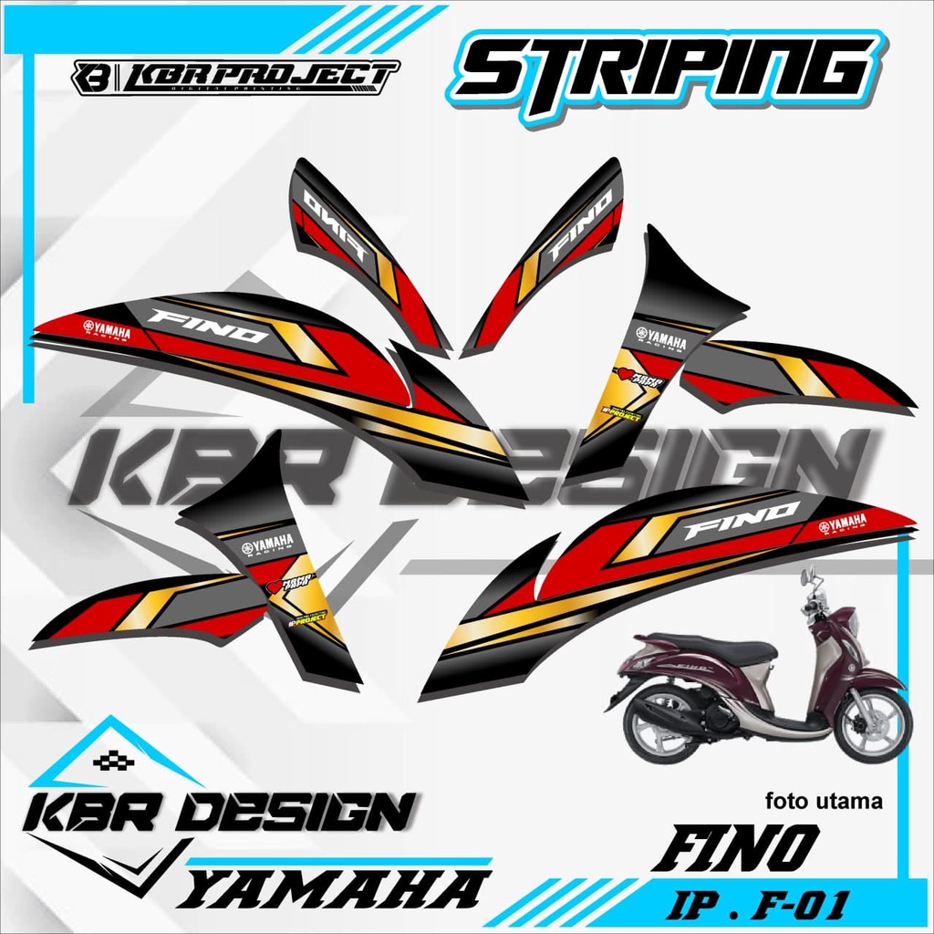 (COD) STICKER STRIPING FINO - STICKER STRIPING MOTOR FINO.01