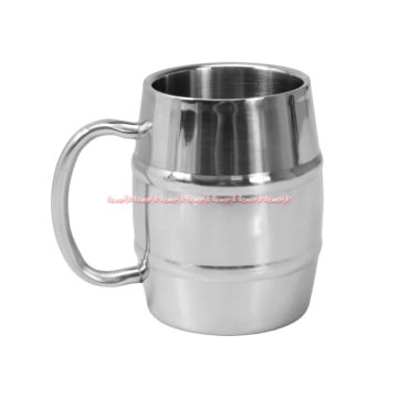 Delicia Stainless Stell Double Wall Barrel Mug 300mL Gelas Tempat Minum Stainless Steal Delisia Barel