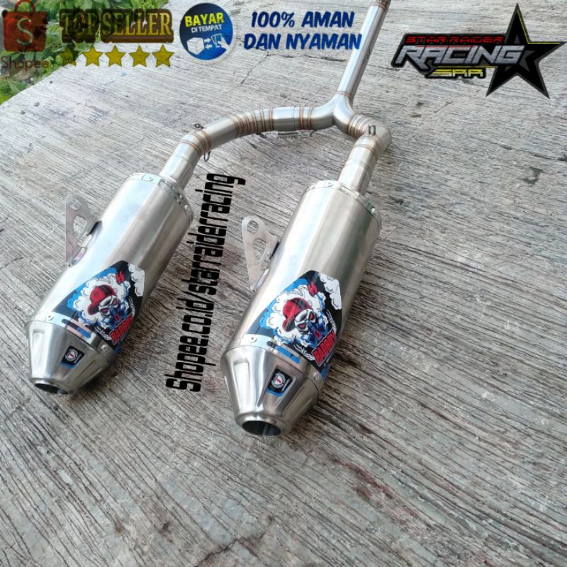 knalpot norifumi badboy untuk motor klx150,crf150 wr155