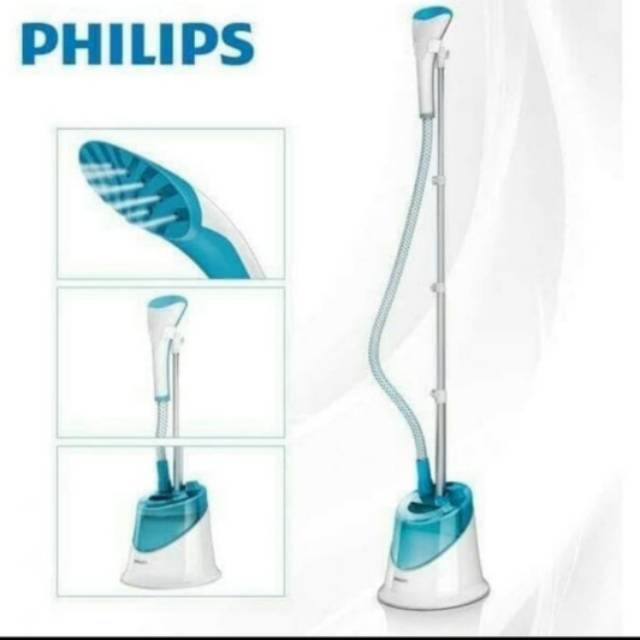 Philips GC-502/29 Setrika Uap Biru dengan Uap Terus Menerus dan Vertikal