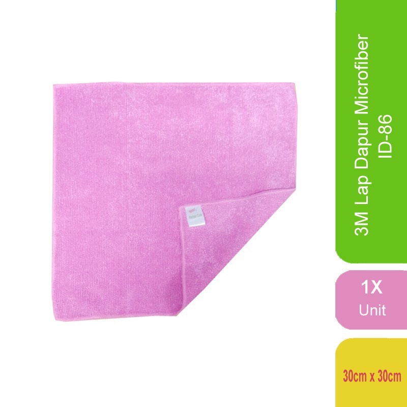 3M Scotch-Brite Kain Lap Dapur Microfiber Serbaguna 30 x 30 CM ID-86