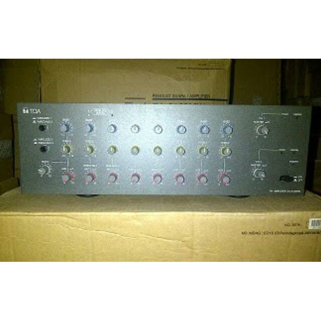 Amplifier TOA Mixer Ampli ZA2128M Stereo MW Original for Horn Speaker Column Corong Mesjid ZA-2128 M