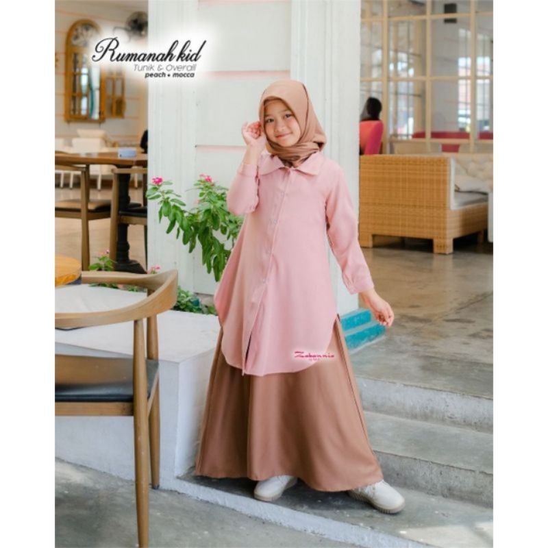 RUMANAH KIDS • SETELAN OVERALL &amp; TUNIK • ZABANNIA