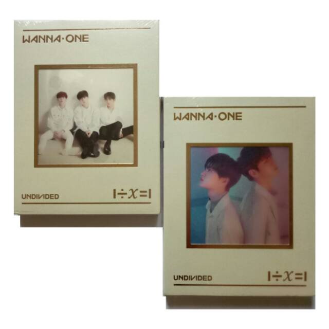 [READY] ALBUM WANNAONE UNDIVIDED [SEALED] + POSTER / LEAN ON ME / THE HEAL / NO.1 / ART BOOK