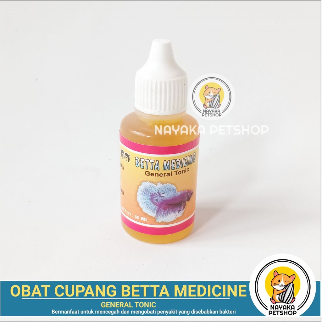 Obat Ikan Cupang Betta Medicine General Tonic Ikan Hias