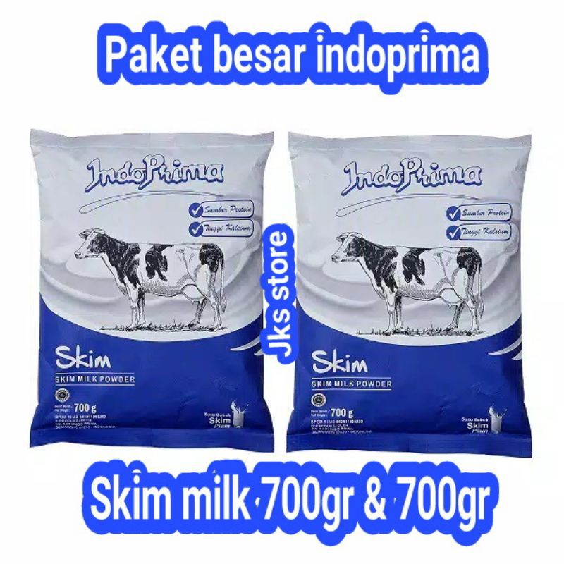 

(isi 2x700gr) indoprima diet pelangsing skim milk paket besar