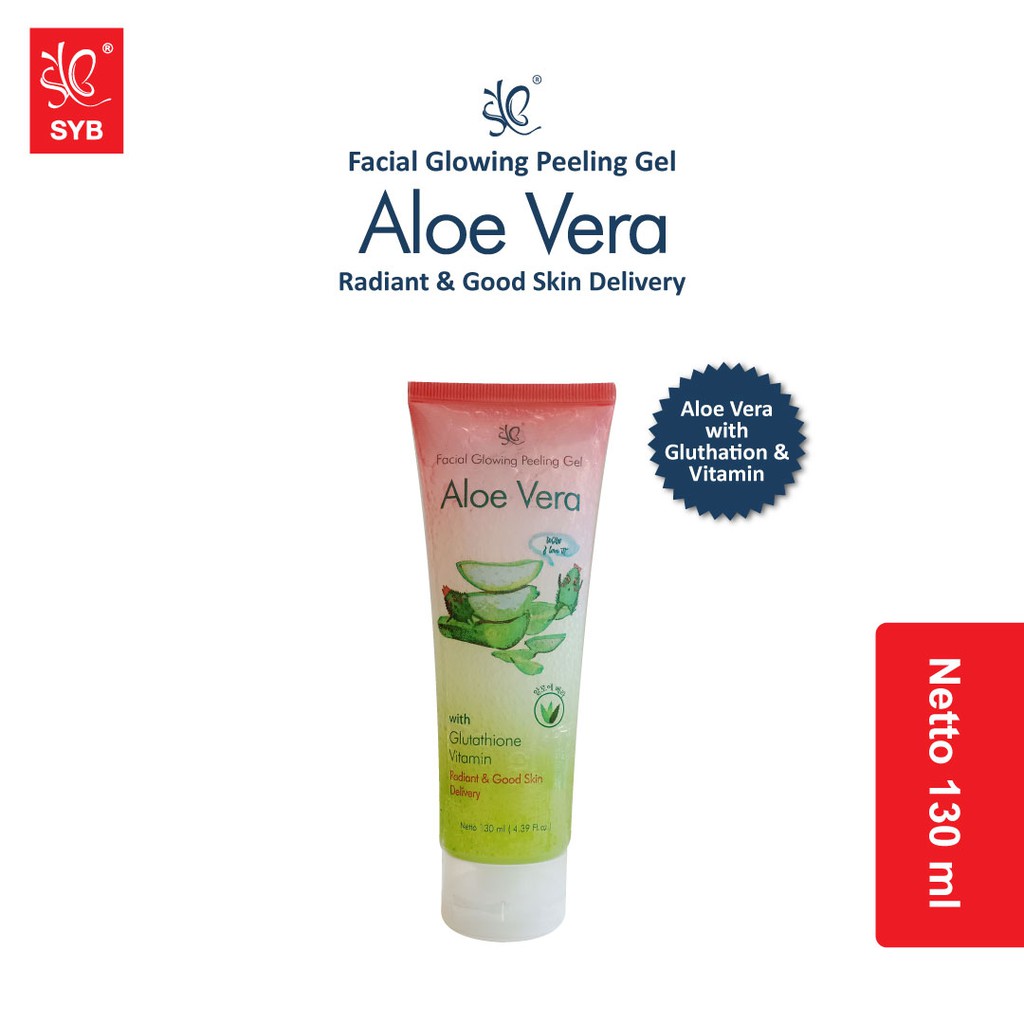 SYB Facial Glowing Peeling Gel Aloe Vera 130 GRAM