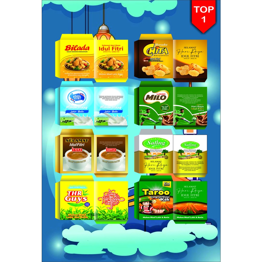 

promo - Amplop Lebaran Kecil 1 Pack Isi 10pcs - Amplop Snack