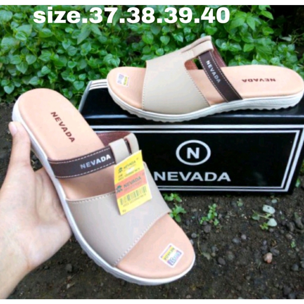 Invincible Sandal Wanita Nevada Slop Ori Original Terbaru