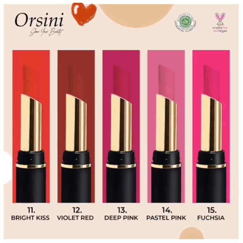 Orsini Colorfix Ultra Matte Lipstick