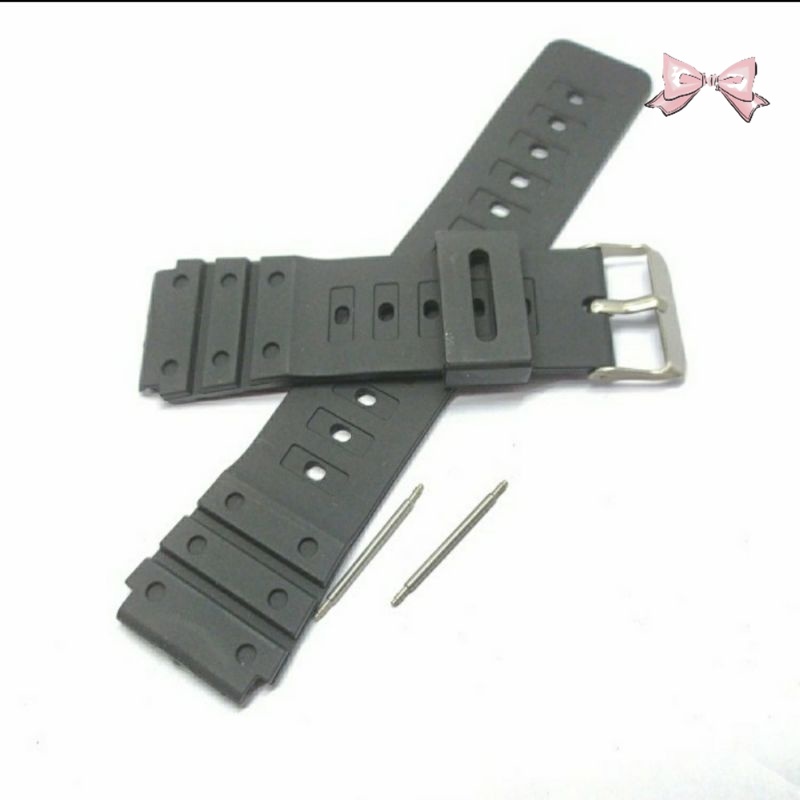 STRAP TALI JAM TANGAN SKMEI 1206 RUBBER STRAP TALI JAM SKMEI 1206 FREE PEN WARNA HITAM