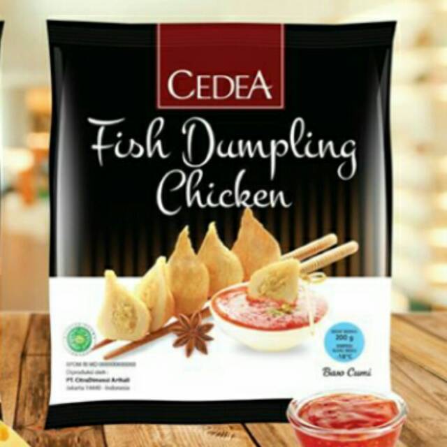 Frozen Food Cedea Fish Dumpling Chicken 200 gr Makanan Jajanan Hits Kekinian Untuk Seafood Steamboat
