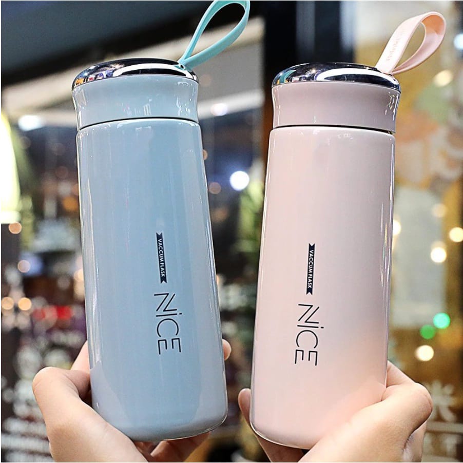 Botol Minum / Tempat Minum Kaca Nice Kapasitas 450ML BPA FREE