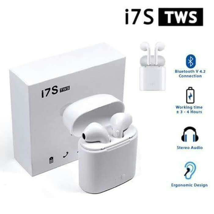 [WS] Headset Bluetooth I12 Macaron Earphone Bluetooth 5.0 Twins inpod i12-I7S TWS