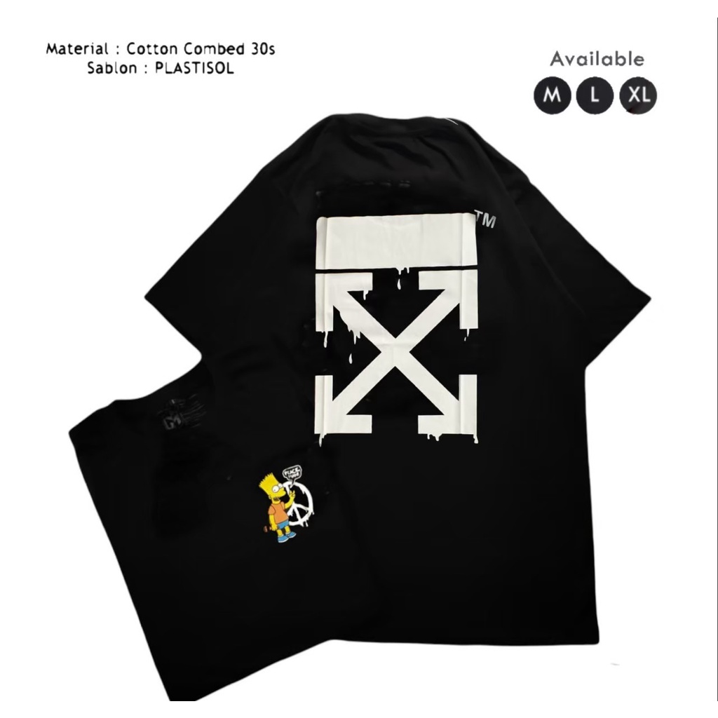 KAOS OFF WHITE X THE SYMPSONS - FULLTAG & LABEL