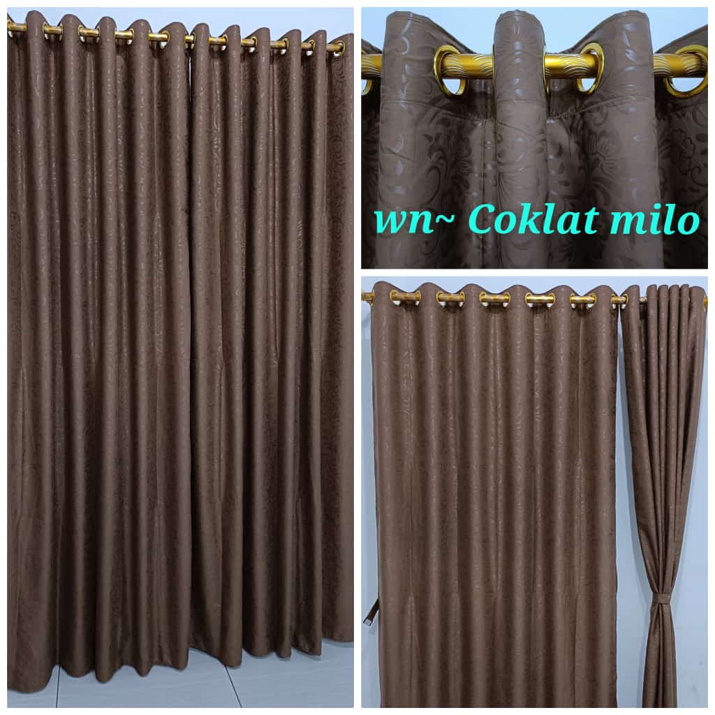 Waty grosir Gorden Polos Embos 12 Ring Smokring Besar UK 135X220CM Homemade