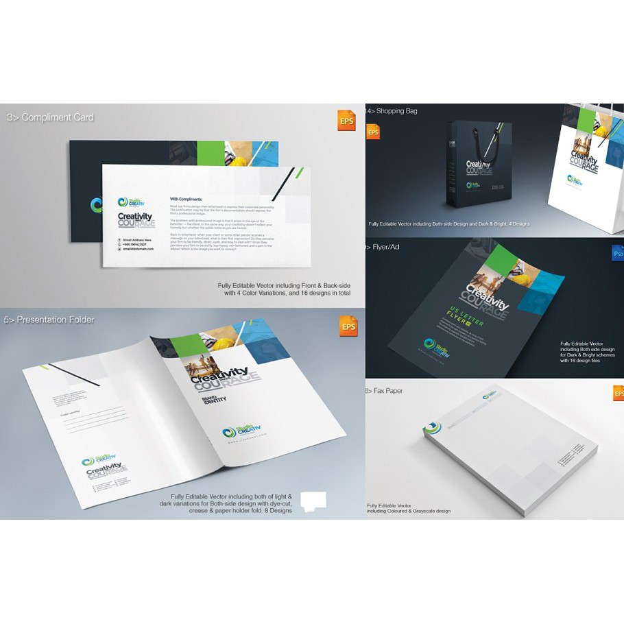 Creative Mega Branding Id Pack - Business Branding