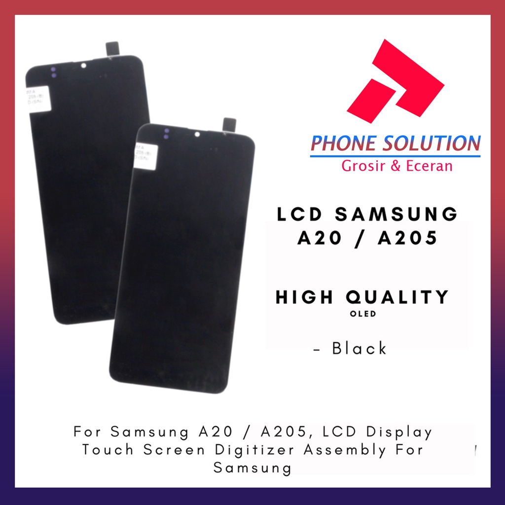 LCD Samsung A20 / LCD Samsung A205 100% Original Fullset Touchscreen // Supplier LCD Samsung - Garansi 1 Bulan