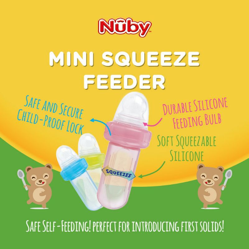 Nuby squeez fedder 5577/dot buah/dot bubur