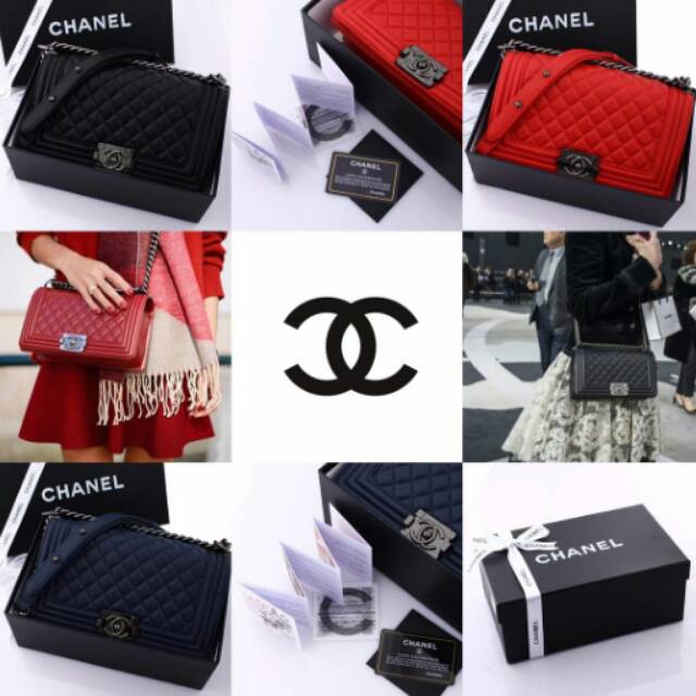 Boy Lambskin Include BOX with Black Nickel Hardware-SemiPremium1Kg
Include Chanel Box, Certificate