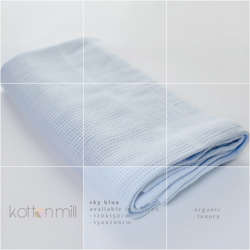 Kotton Mill Organic Bamboo Premium Baby Blanket Selimut Bayi - Tersedia Pilihan Warna