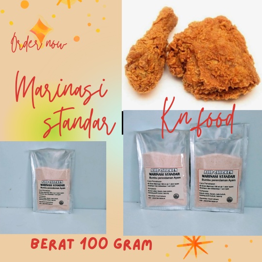 

Terlaris 100 grm Bumbu Perendaman Marinasi ayam chicken -marinade 1 ons