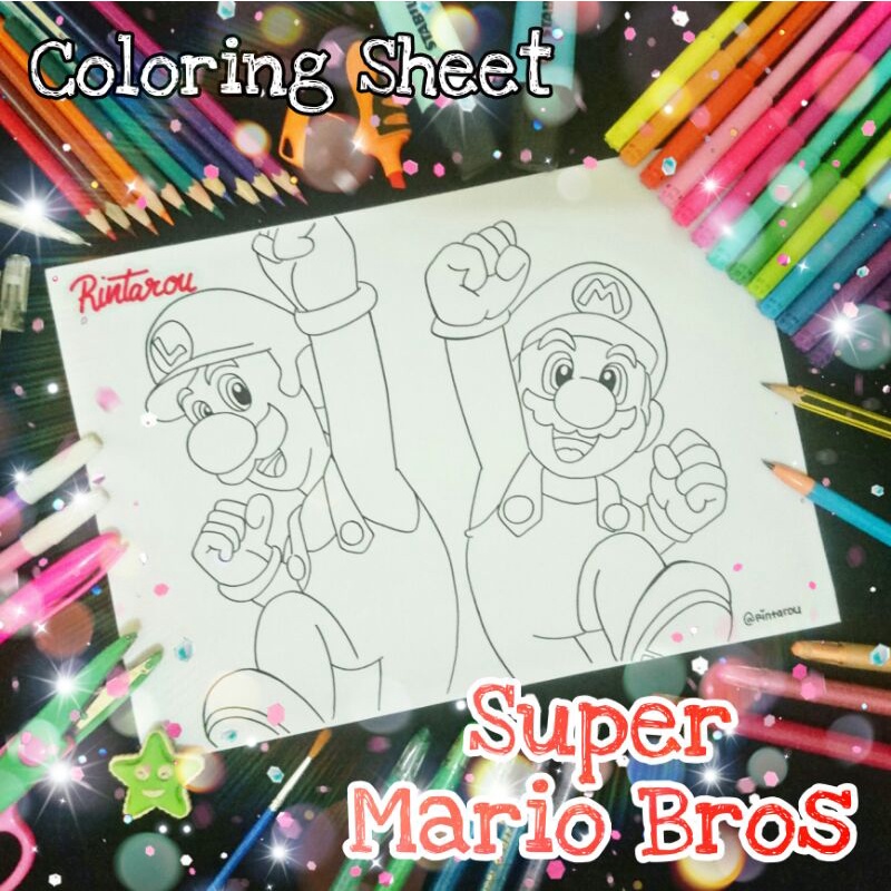 

Coloring Sheet Animation Super Mario Bros