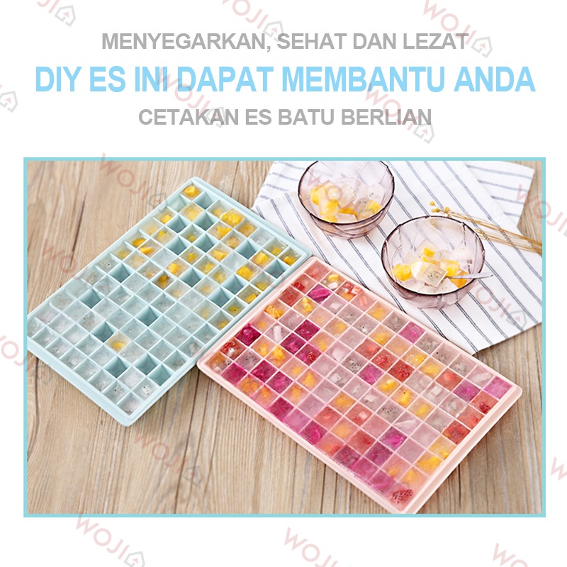 Cetakan Es Batu Diamond 96 Kotak Kubus Grid Jelly Agar Ice Cube Tray