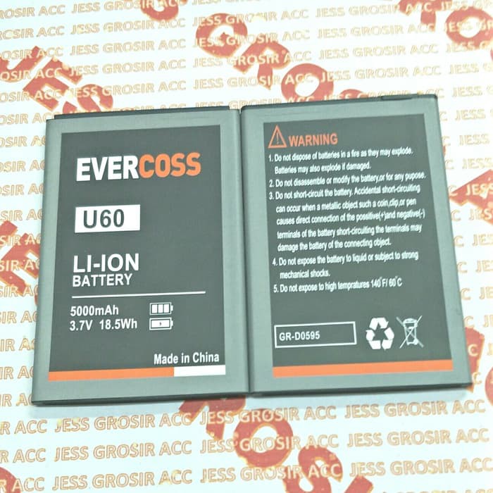 Baterai Battery Original Evercoss Evercross Cross U60 / U60 4G / E82