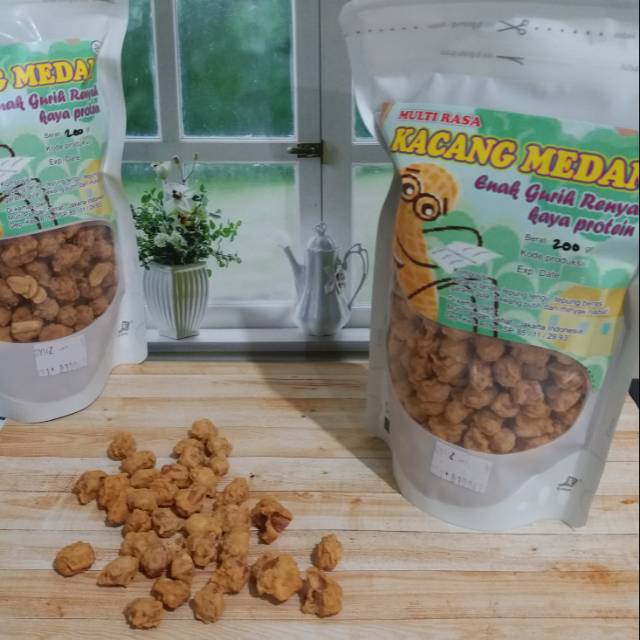 

Kacang medan tepung crispy Serella pouch uk.250gram