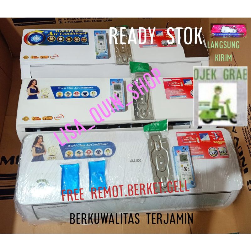KIPAS ANGIN MODEL AC 2PK & 3pk . FREE REMOTE+breket+GEL pendingin asli agen grosir
