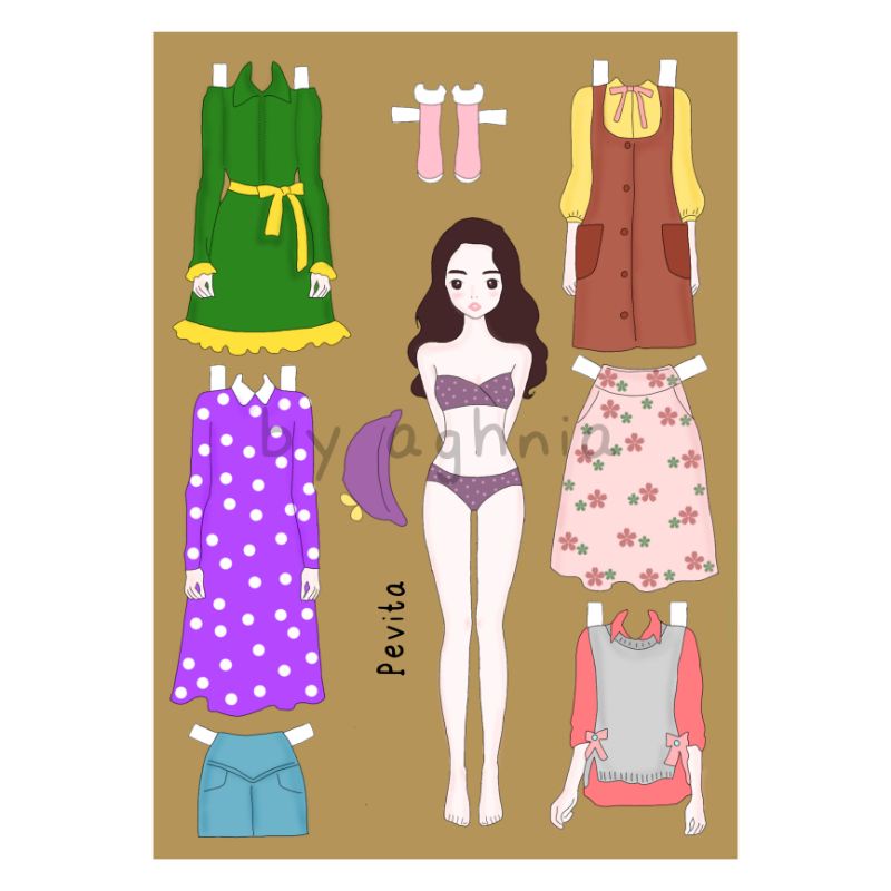 BP-BPEAN (BONGKAR PASANG) | BAJU-BAJUAN | ORANG - ORANGAN | PAPER DOLLS | MAINAN NOSTALGIA JAMAN KECIL