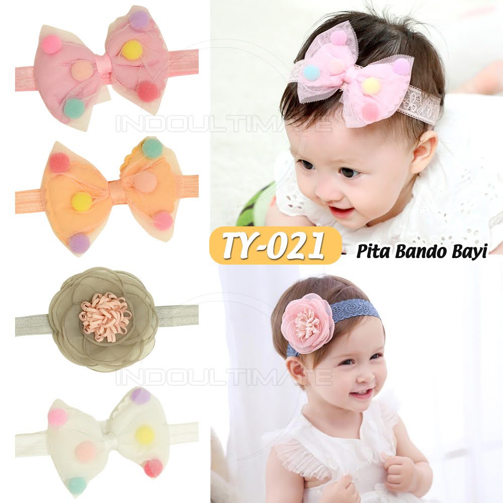 BABY LEON Bando Anak Bando Bayi Bandana Bayi Baby Headband Pita Kepala TY-021/22/23/24