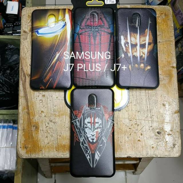 softcase Samsung J7 PLUS J7+ motif gambar bahan karet J7 PLUS J7+