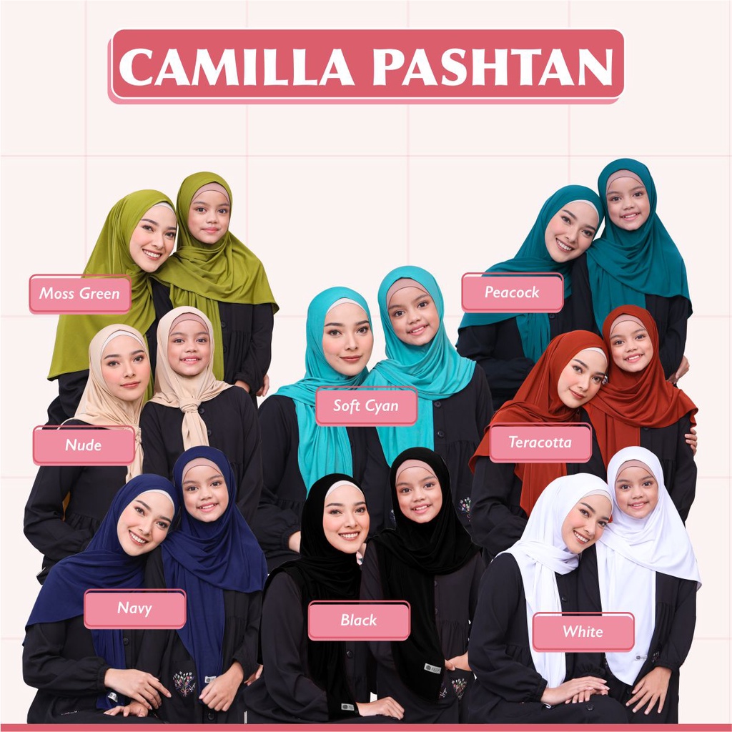 CAMILLA PASHTAN / Pashmina Instan by Hagia Indonesia