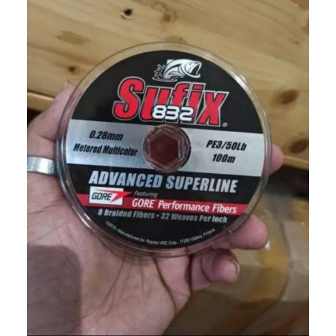 SENAR PANCING SUFIX 832 PE 3 50 LB 100M