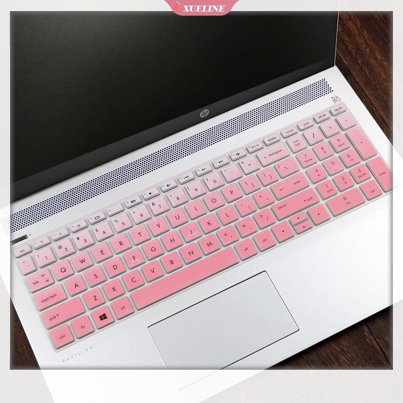 Hewlett-Packard Hp 15s-du1019TX 15s-du1020TX 15.6 Inch Case Pelindung Keyboard Bahan Silikon Tahan Air Dan Debu