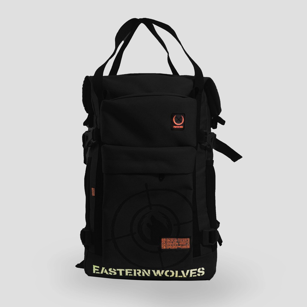 EASTERN WOLVES - TAS RANSEL SCHIEF BLACK BACKPACK