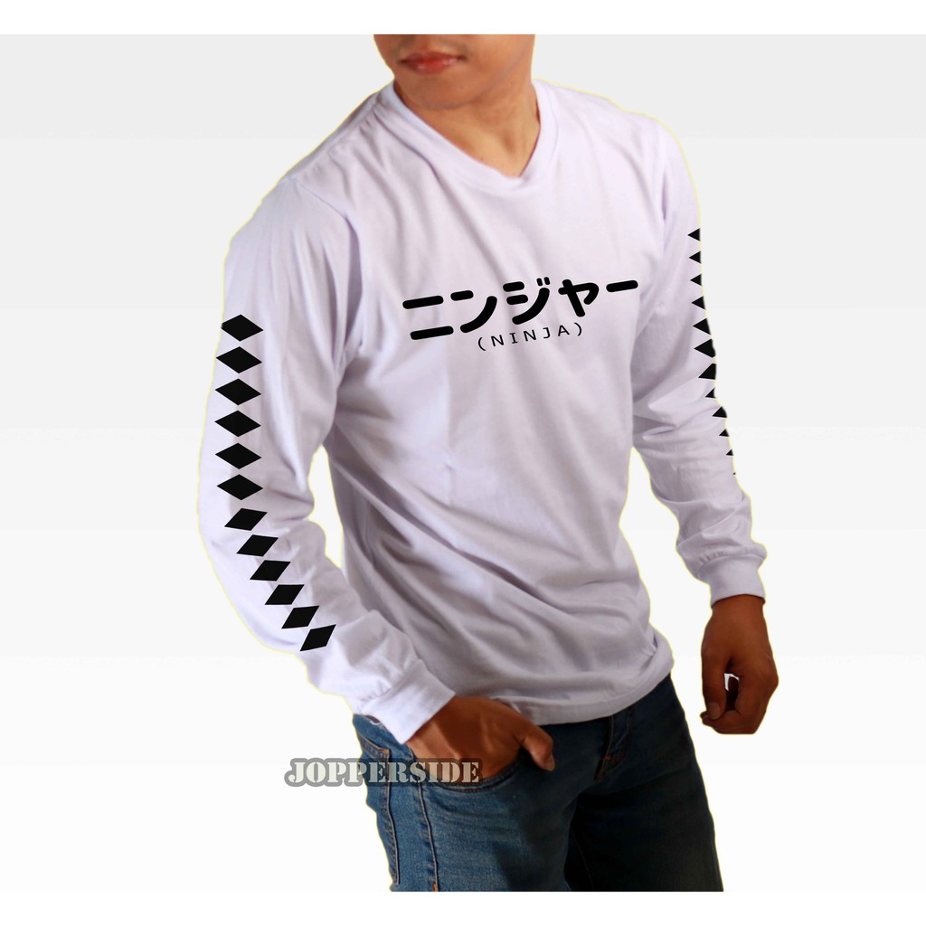 JOPPERSIDE TSHIRT KAOS DISTRO LONG SLEEVE LONGSLEEVE LENGAN PANJANG PRIA NINJA ORIGINAL PREMIUM TL6