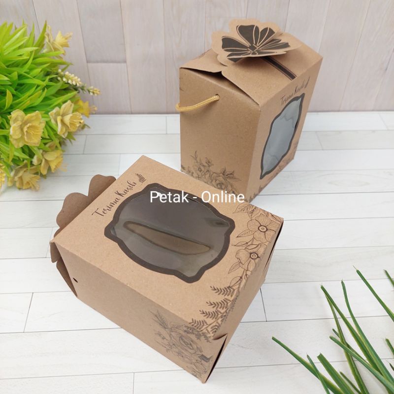 

50 Pcs, Box Coklat 9x7 x 11 cm, Kemasan Gelas Gagang, Dompet, dll