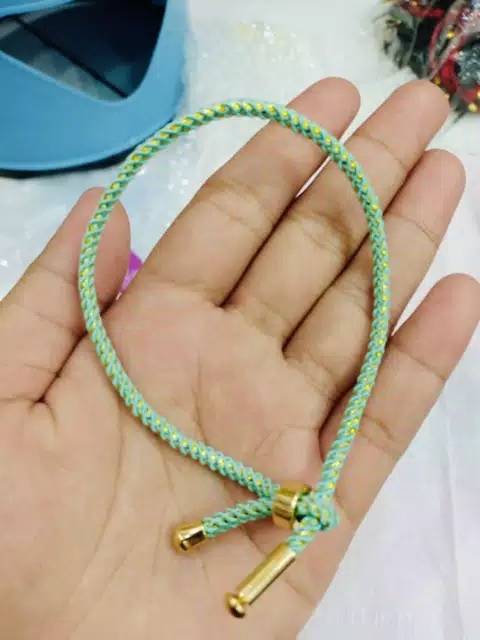 FF Gelang wanita gelang tali hongkong gelang hongkong gelang emas hongkong variasi benang emas