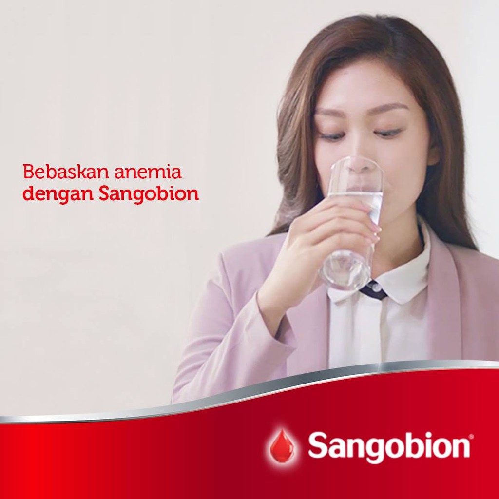 SANGOBION MULTIVITAMIN &amp; ZAT BESI PENAMBAH DARAH 1 STRIP ISI 10 KAPSUL